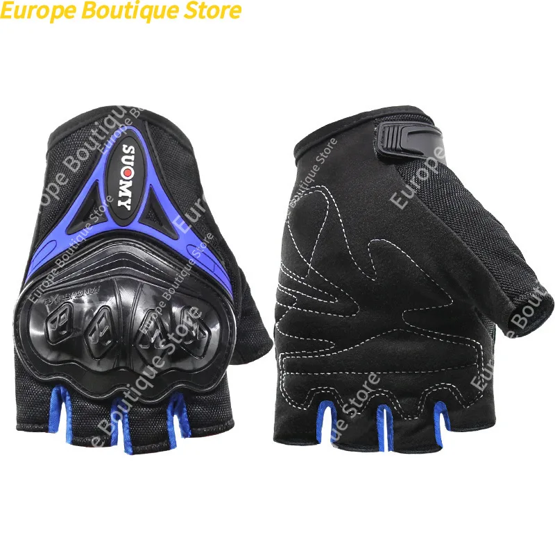 Anti Fall Off Road Racing Summer Half Finger Motorcycle Gloves Riding Gear For Men Women view 5