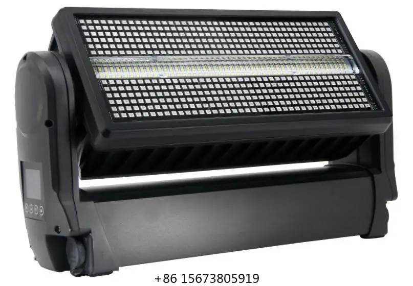 Waterproof 1000W High-power RGB 3in1 1.5W Leds Wash 5W 6500K Leds Tube Strobe Tilt Light IP65