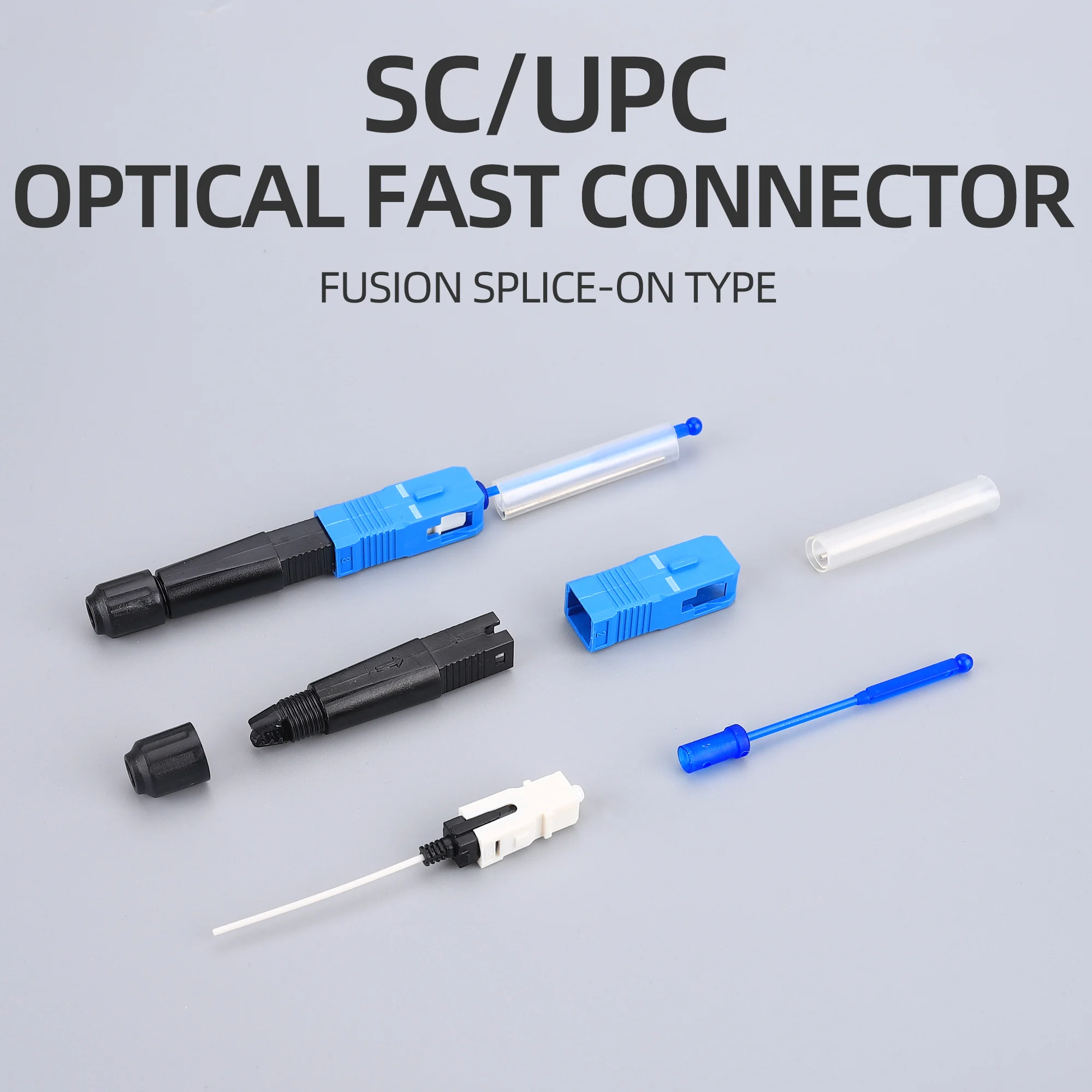 10pcs Free Shipping FTTH Fiber Optic SC/ UPC Hot Melt Joint Weld Joints Carrier Grade Optical Fiber Quick Connector KELUSHI