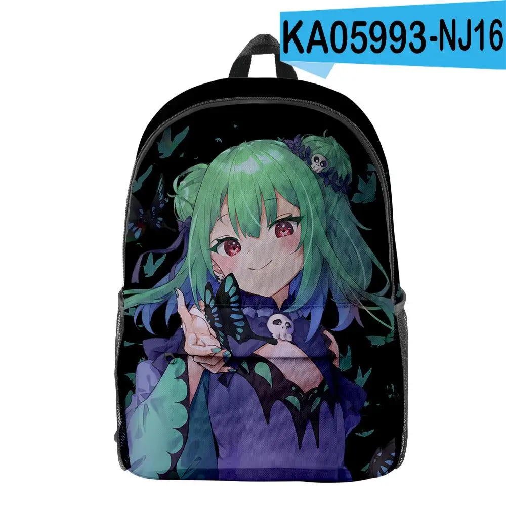 Harajuku Popular HOLOLIVE Uruha Rushia pupil Bookbag Notebook Backpacks 3D Print Oxford Waterproof Boys/Girls Travel Backpacks