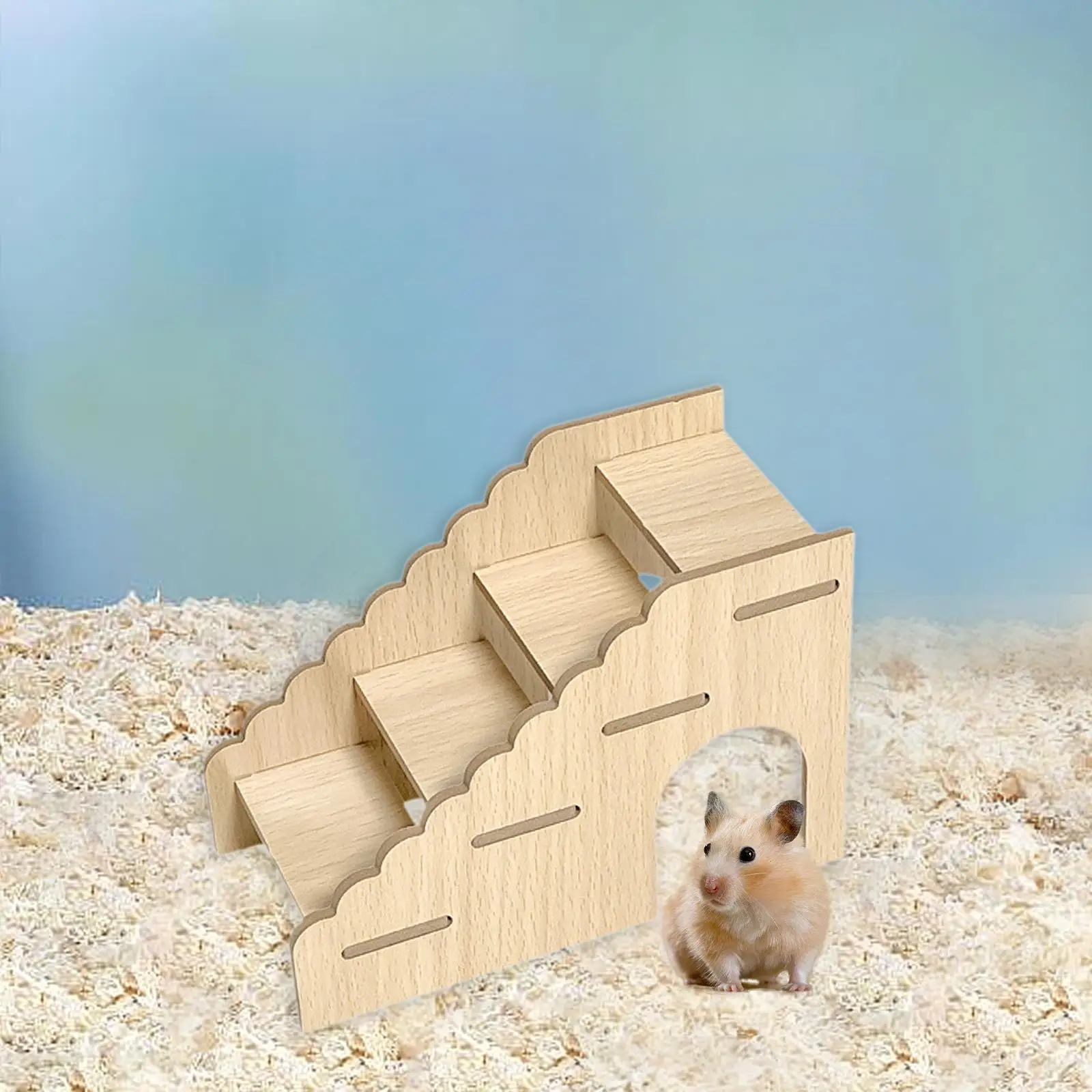 Hamster Stairs Cage Decor Hamster Habitat Accessory Gerbil Rat Chipmunk