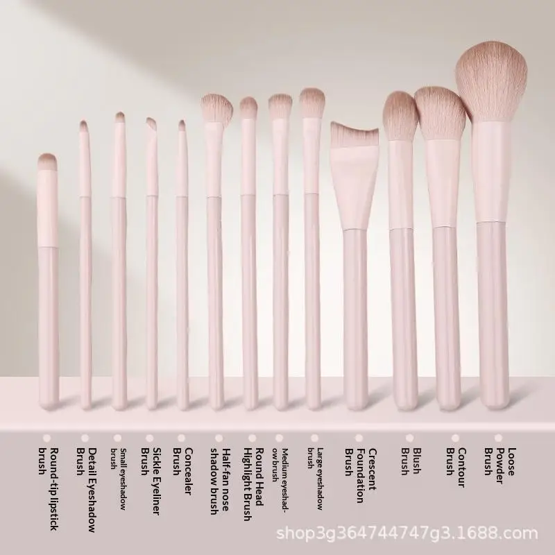 13Pcs Makeup Brush Set Make Up Concealer Blush Powder Brushes Eye Shadow Highlighter Foundation Brush Cosmetic Beauty Tools