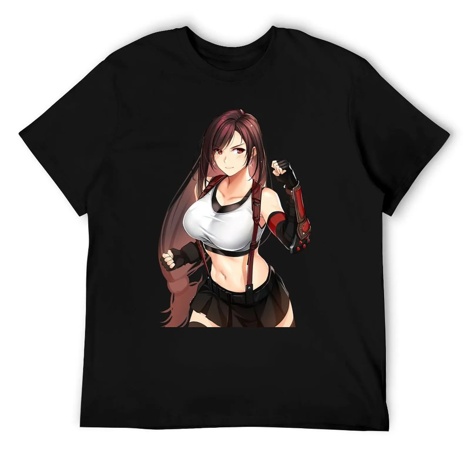 

Tifa Lockhart Cute T-Shirt mens graphic t shirts black cotton t-shirt plain for man package anime tshirt T-Shirt