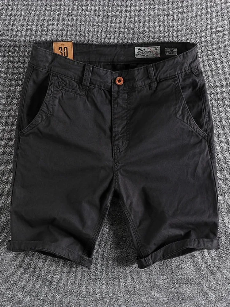 

Casual Simple Men's Working Pure Color Leisure Straight Leg Pants Summer Workwear orts Youthful Vitali Sle Non-Stretch