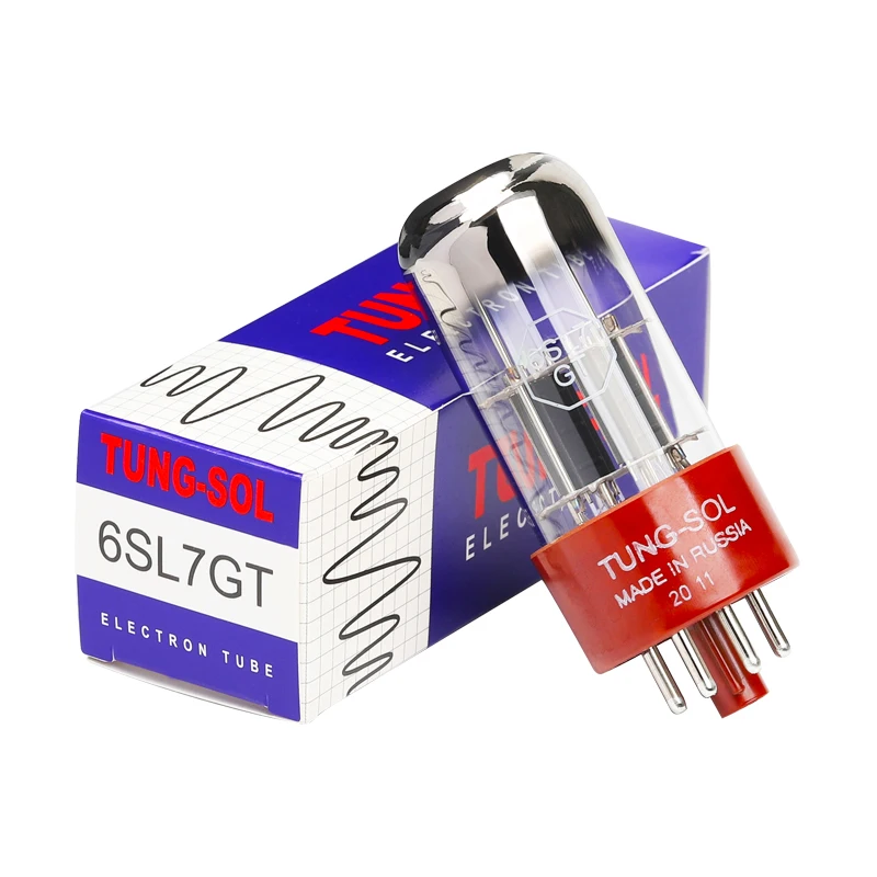 Tung Sol 6SL7GT Vacuüm Buis Vervanging 6N9P/6H9C/5691 Fabriek Precisie Bijpassende Voor Buizenversterker En Geluid Versterker
