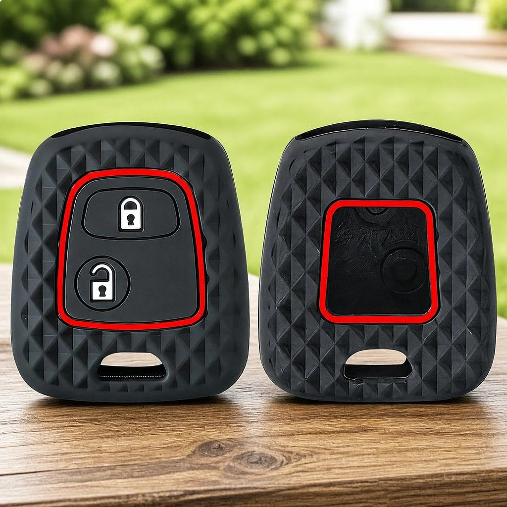Silicone Car 2 Button Key Cover Case for Peugeot 106 107 206 207 307 Citroen C1 C2 C3 C4 XSARA PICASSO for Toyota AYGO Protector