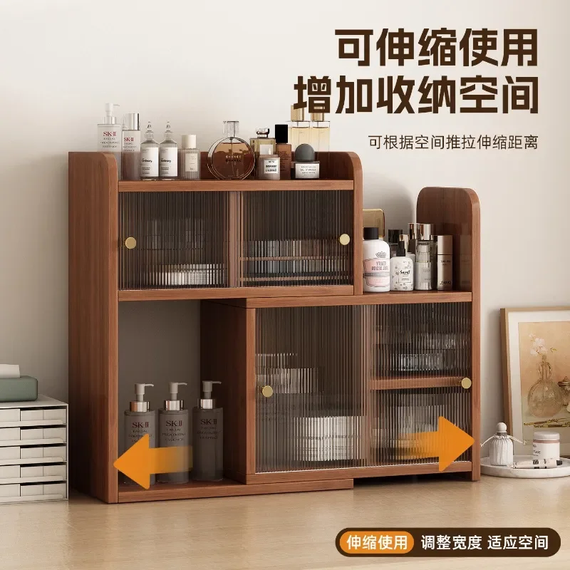 for Desktop Shelf Side Cabinet Tea Cup Holder Cup Storage Cabinet Table Small Bookcase Coffee Cup Countertop Storage Cabinet
