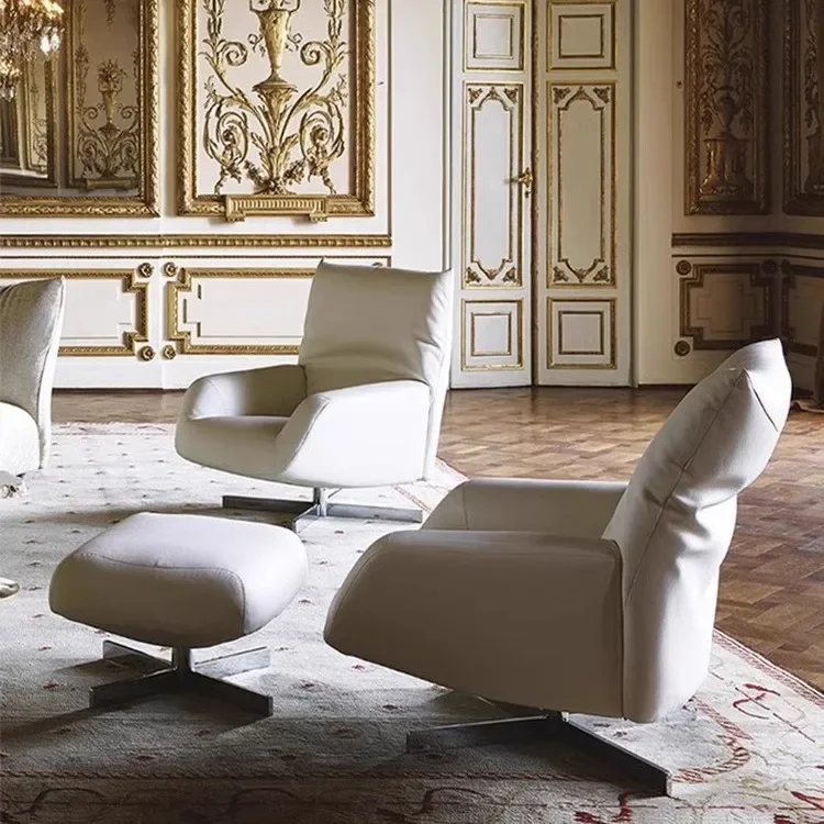 فاخر خفيف، نهاية عالية، دوار، مصمم، بتلة، كرسي أريكة #5