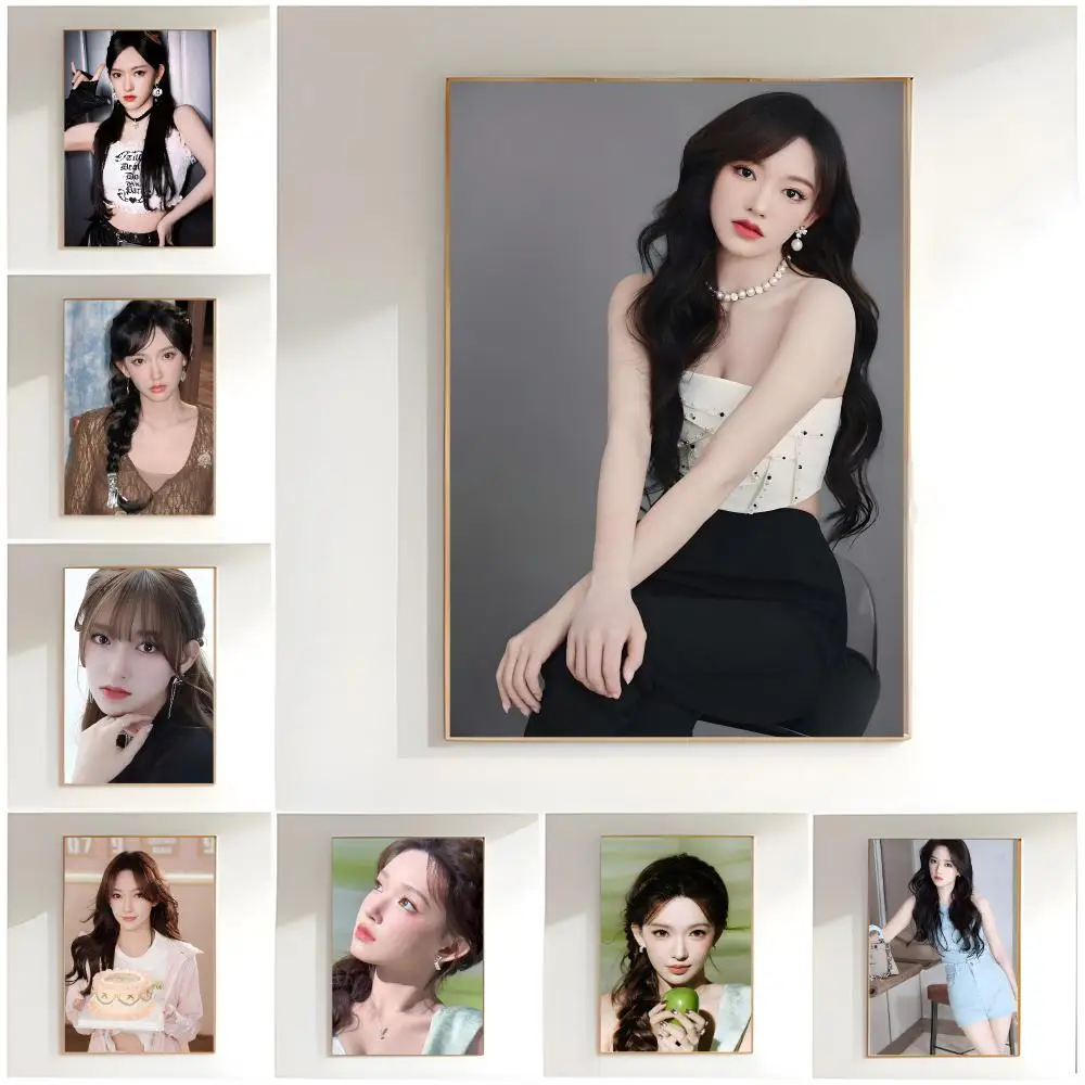 charming actress c-cheng xiao Poster Classic Wall Art  Home Decor  Peel and Stick Unframed