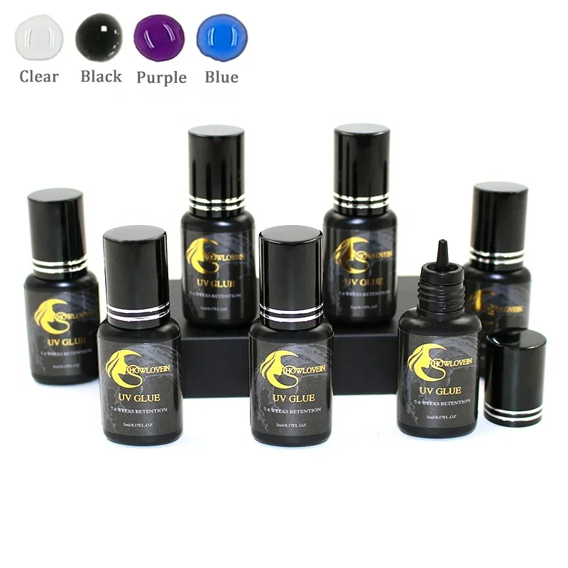 New Product Private Label UV Lash Glue LED Light Fast Drying Waterproof UV Glue Lash Extension Glue