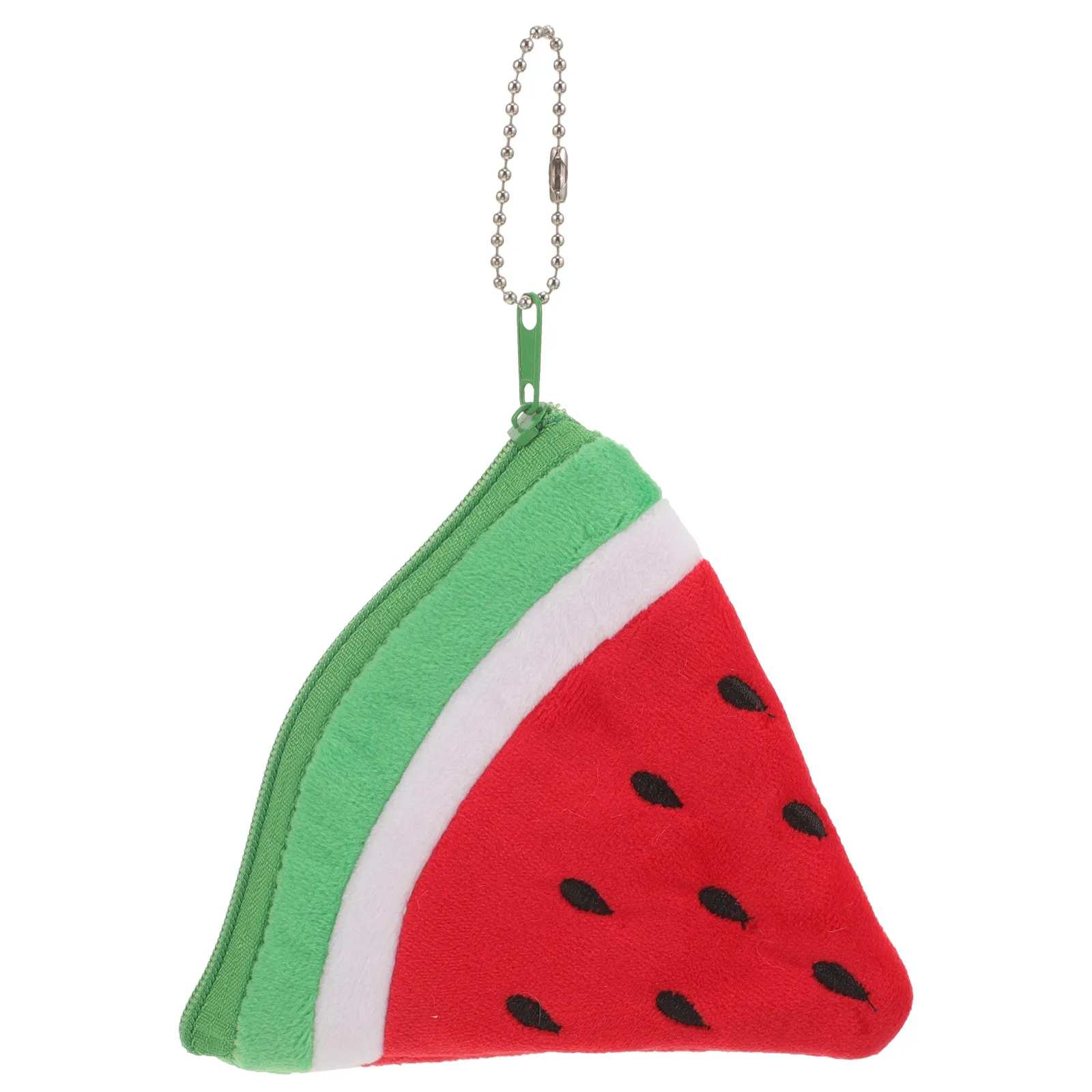 

Fashion Watermelon Keychain Wallet Women Soft Small Coin Purse Zipper Change Pouch Compact Ladies Wallet Travel Coin Holder