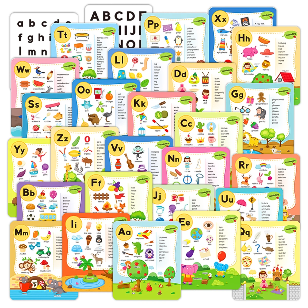 Presentación de las 26 tarjetas cognitivas en su empaque original.