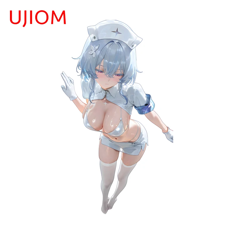 UJIOM Nurse Seductive Bikini Wall Sticker Exquisite Fashionable Eye Catching Customizable Decal Suitable For Light Switch Decor