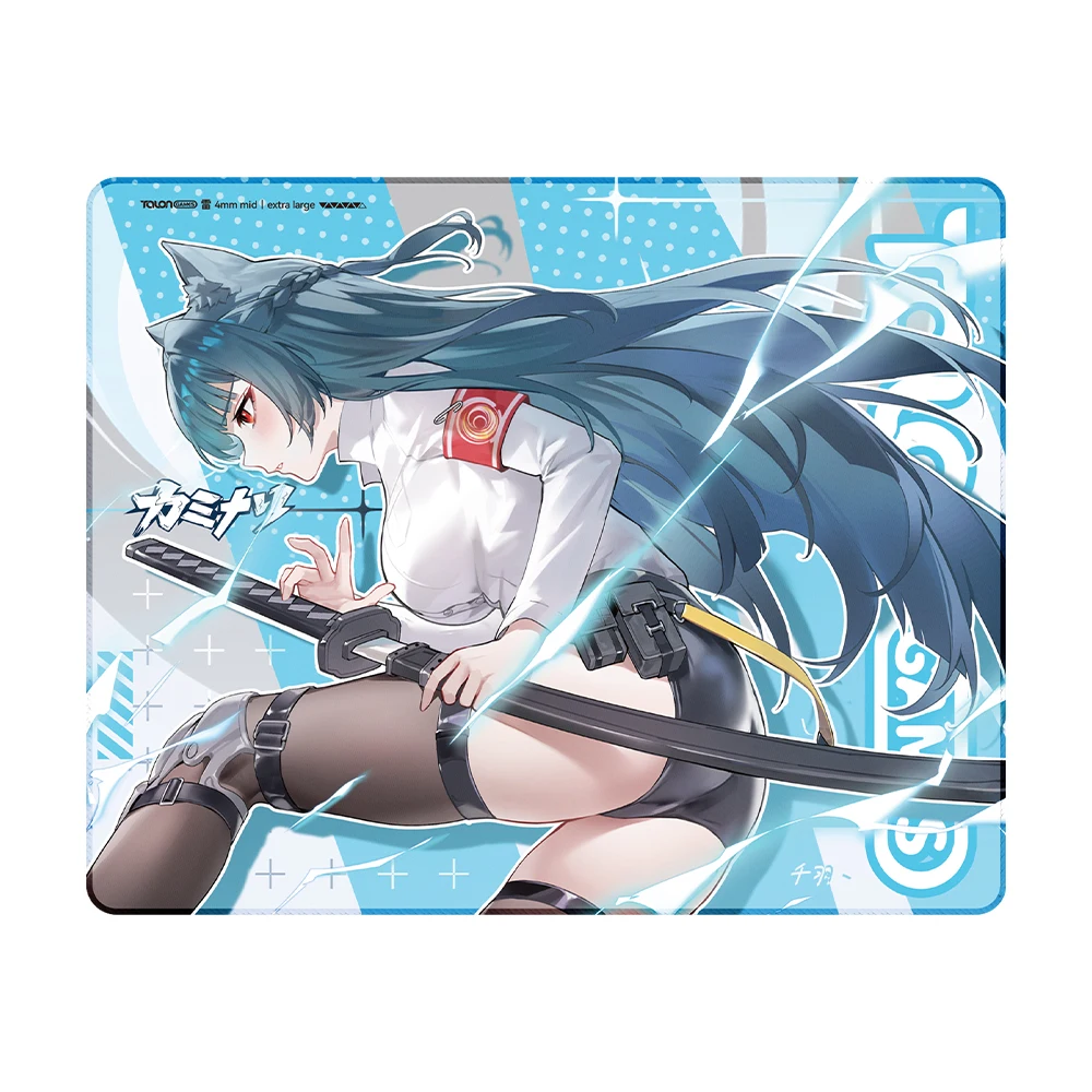 

TALONGAMES Gaming Mouse Pad Kaminari Esports Professional Mouse Mat, 4mm Medium Rubber Base, Anti-Slip & Water-Absorbent L size