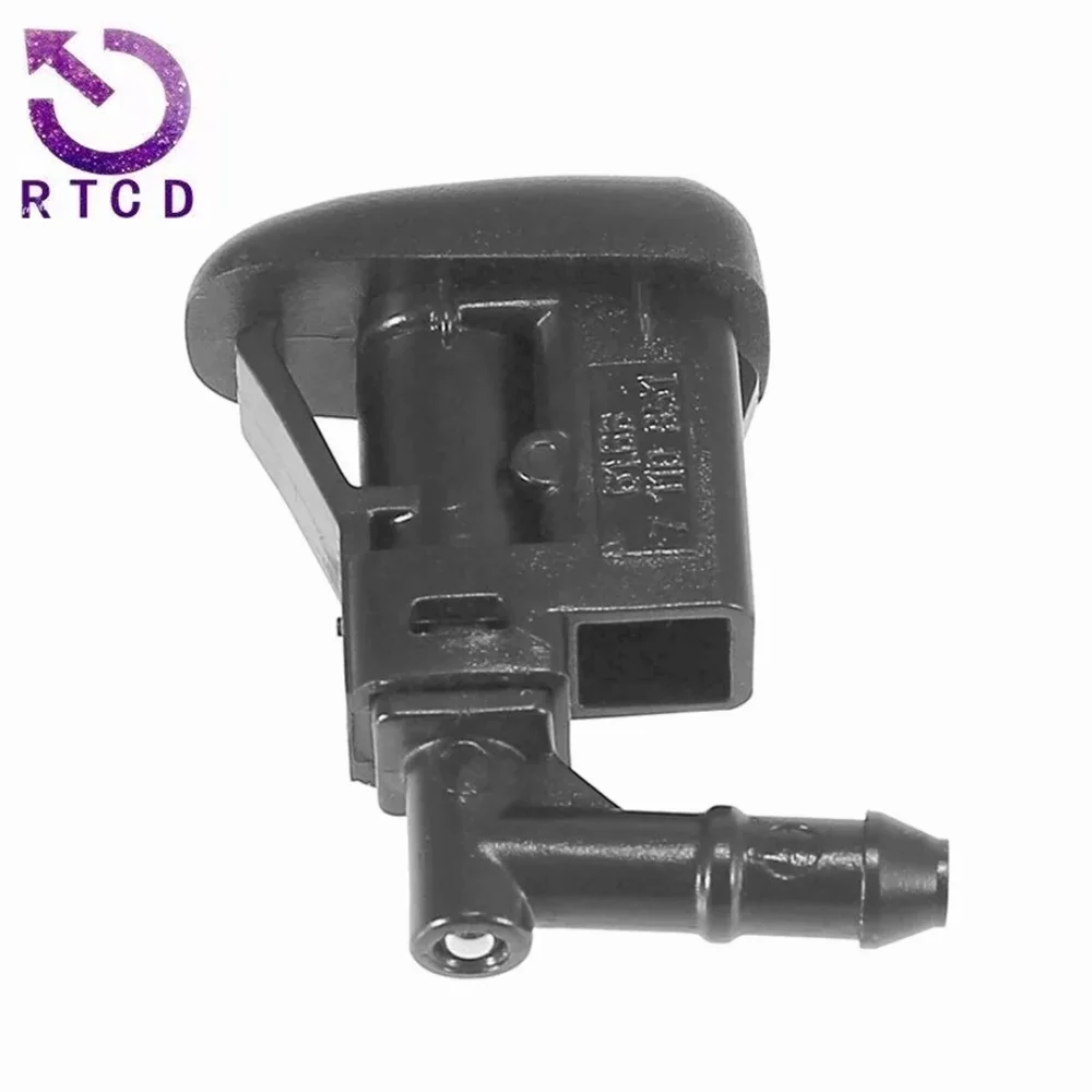 Windshield cleaning fluid nozzle 61667110852 For BMW 1E81 E87 E88 E82 X3 E83 X5 E53 Z4 Coupe E86 Z4 Roadster E85