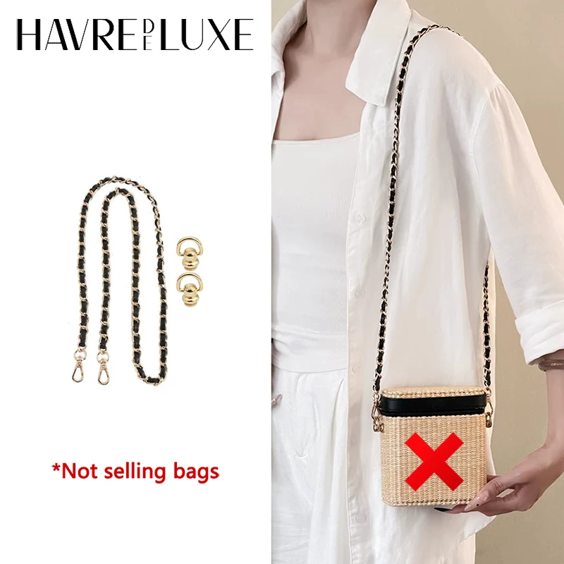 Bag Chain For Straw Bag Durable Exquisite High-end Fashion Gift Beautiful Diy Chain Alloy Bag Decoration Bag Accessories