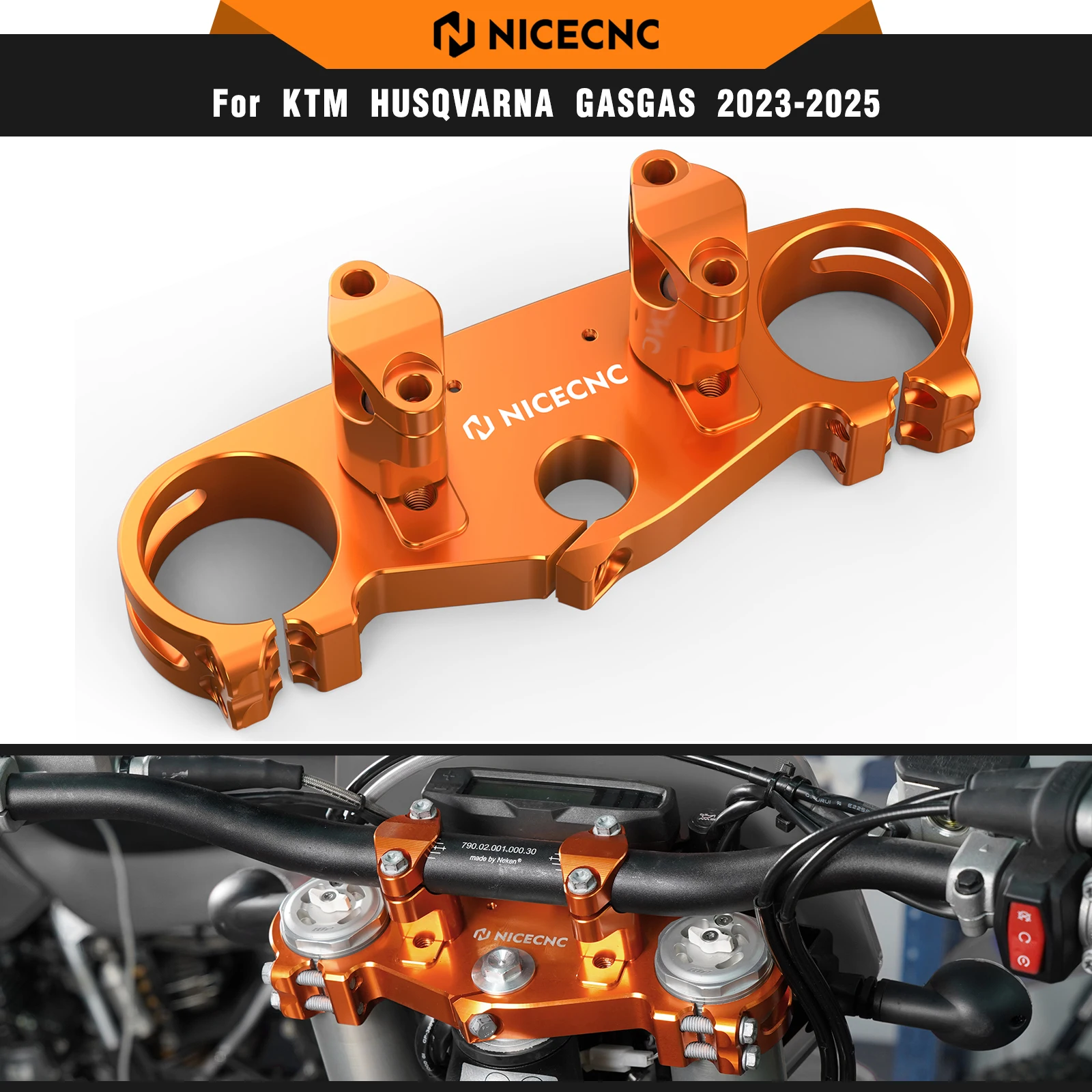 

NICECNC For KTM EXC 300 2024 Top Triple Tree Clamp Kit For KTM EXC-F 350 SX 125 SXF 450 XCF-W Husqvarna TE 300 GasGas EC 300