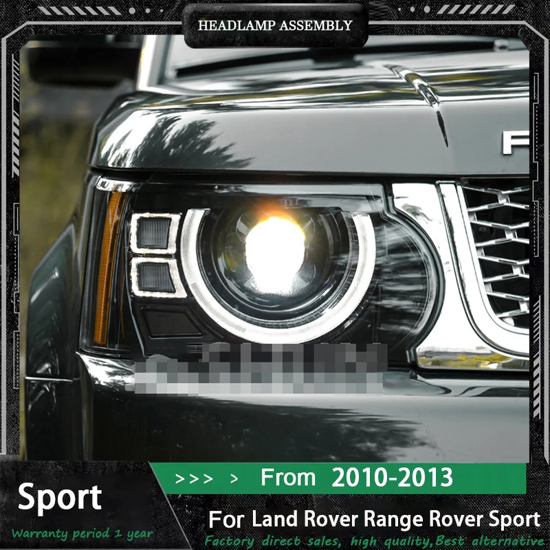 

Светодиодные линзы в сборе, подходят для Land Rover Range Rover Vogue L322 2010-2013 гг., фары дневных ходовых огней, указатели поворота
