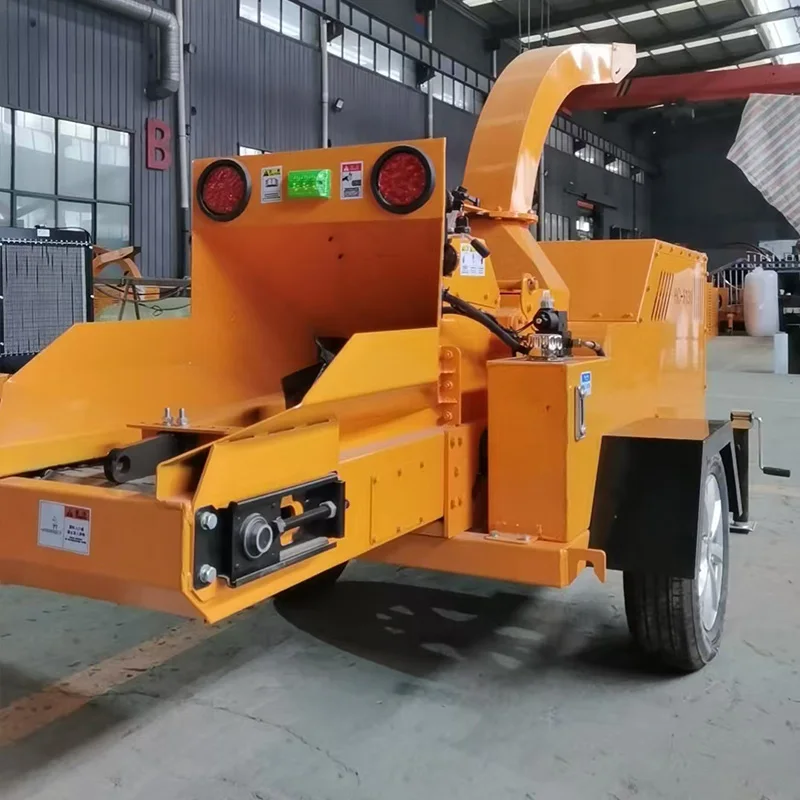 2025 آلات الغابات بالديزل، آلة تقطيع الأشجار الهيدروليكية، مطحنة الجذع، تقطيع الخشب الصناعي