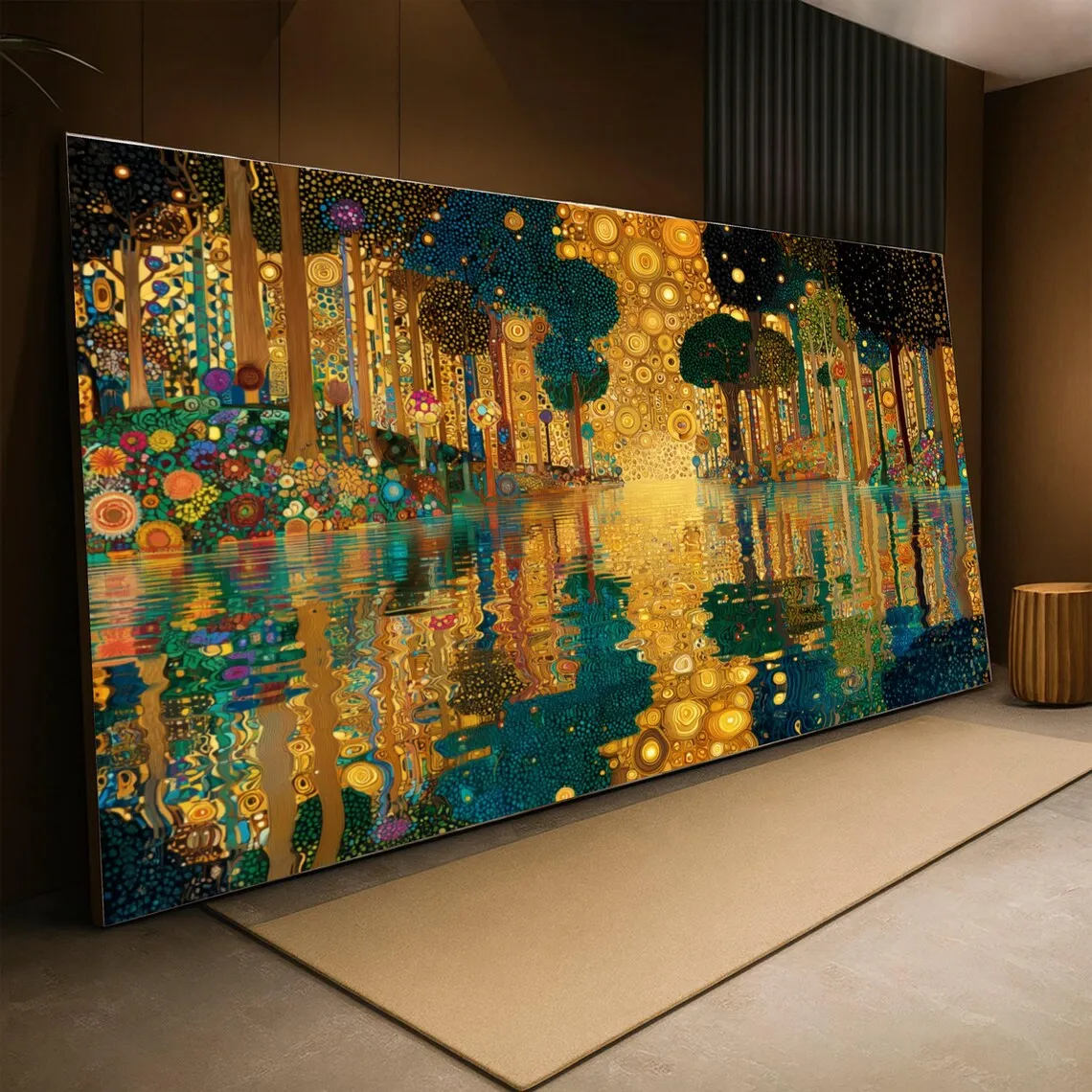 

Алмазная мозаика в стиле Климта: Золотой лес, абстрактный пейзаж. Наборы для алмазной живописи для взрослых, большой размер, новинка 2026 года, полная алмазная вышивка, мозаичные поделки.