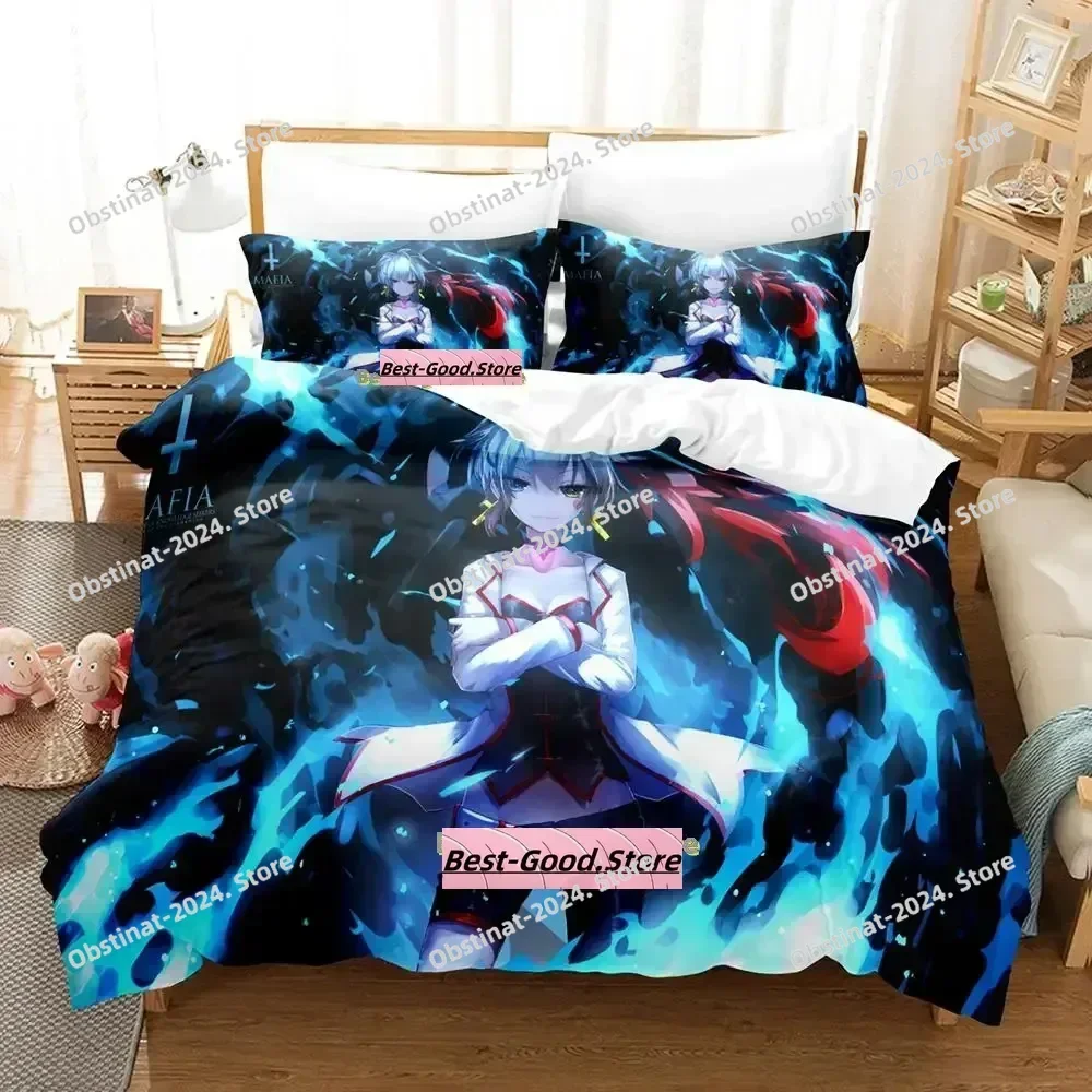 حار بيع Pixiv فانتازيا T طقم سرير مطبوعة مع المخدة غطاء لحاف السرير واحد مزدوج الملكة سوبر الملك الحجم Kawaii الفتيات #6