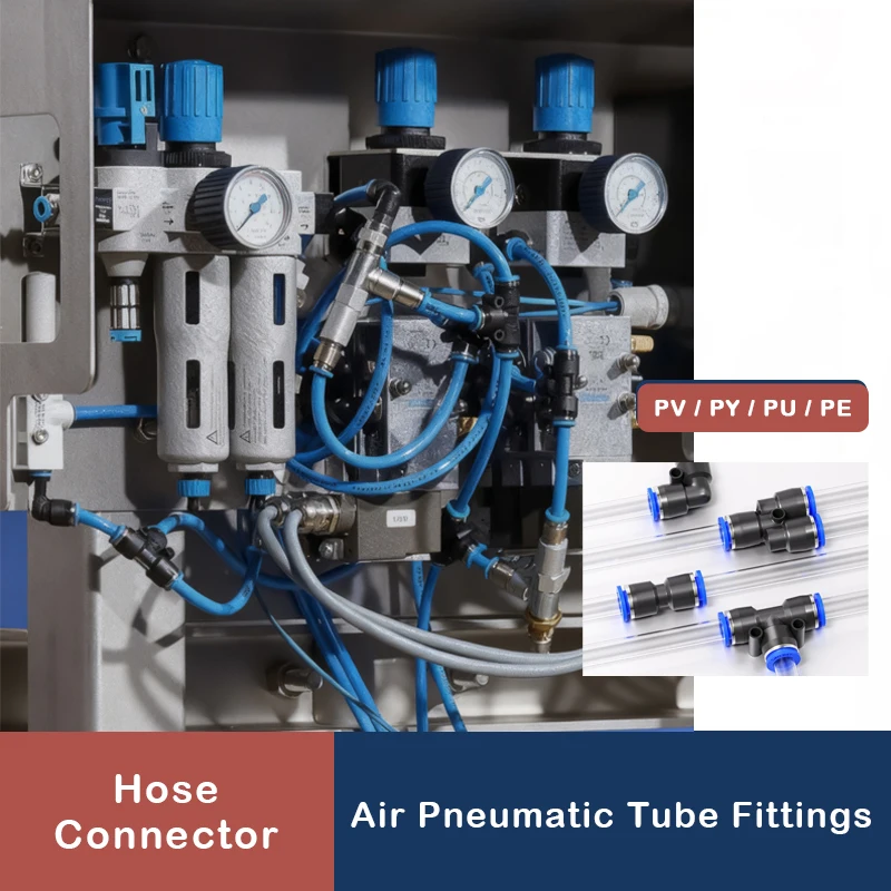 

1~50pcs PY/PU/PV/PE Series Pneumatic Fittings OD 4mm 6mm 8mm 10mm 12mm 14mm 16mm Quick Push in Hose Jions for Air Pipe Hose