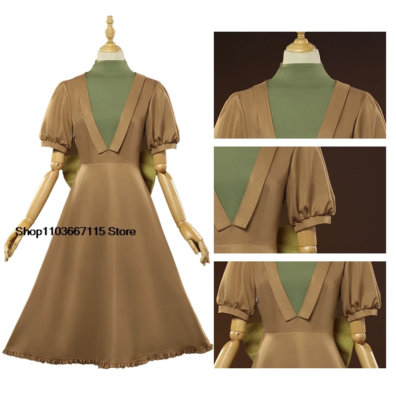 Anime Cardcaptor Sakura Card Captor Cosplay Tomoyo Daidouji Deep Coffee Color Dress Woman Sexy Cute Lolita Wigs Cos Customized