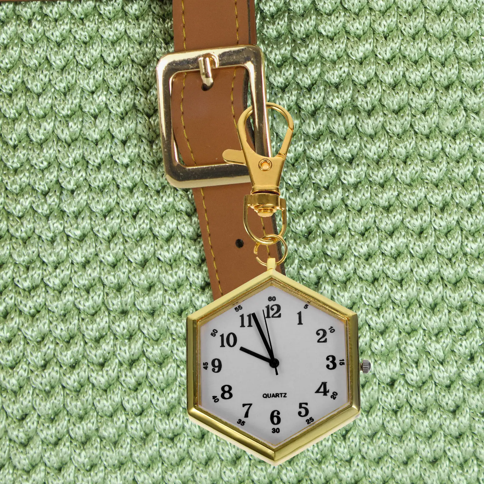 

Стильные часы с высококачественной цепочкой и креативным шестиугольным кулоном, устойчивые к повреждениям, подарок на День медсестры или день рождения