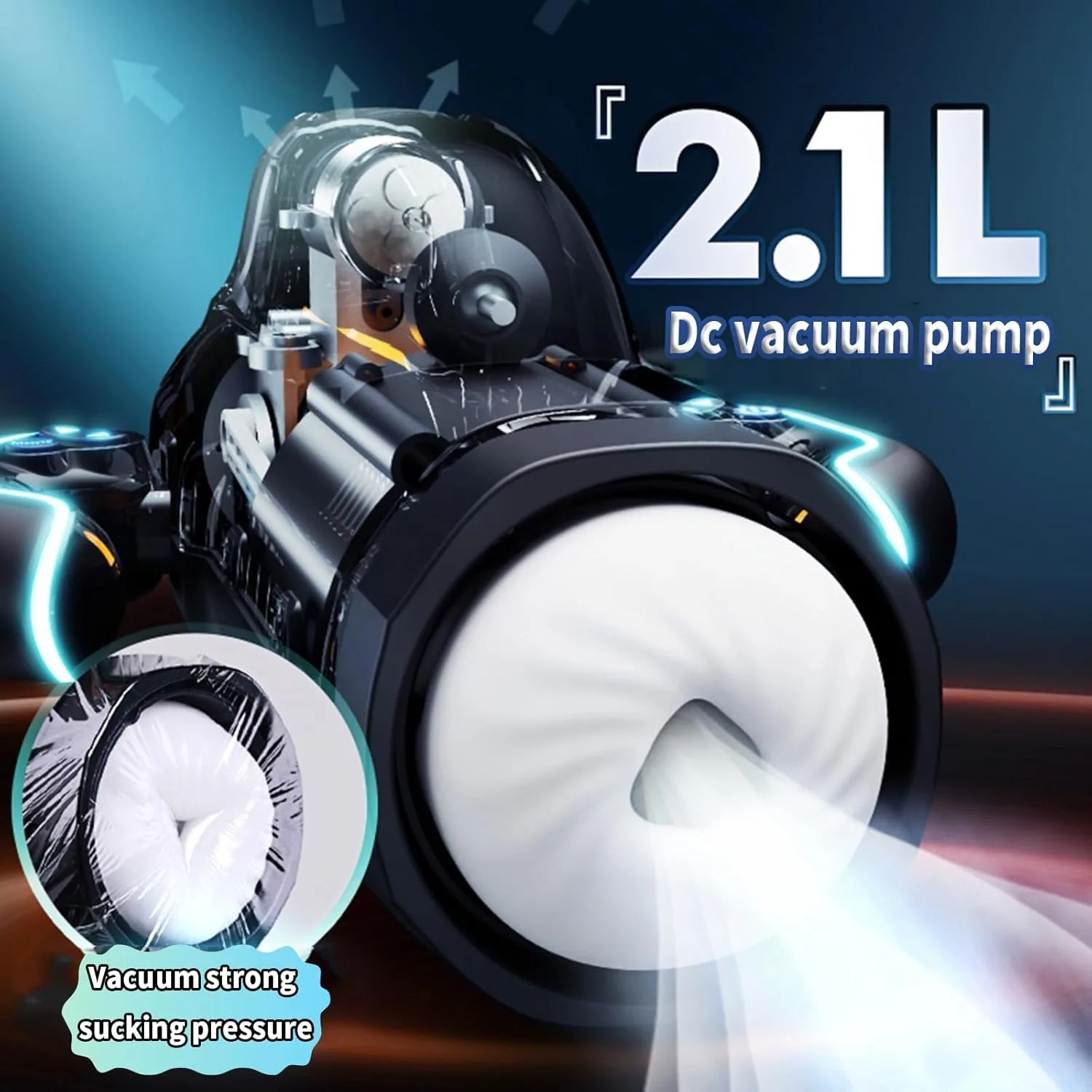 ألعاب جنسية ماستربرباتر للرجال مهبل جيب للرجال كم مضخة شفط ألعاب جنسية للكبار للتدفئة مقاومة للماء