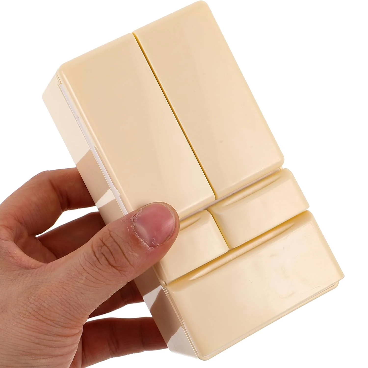 Kids Miniature Double-Door Fridge 1:12 Dollhouse Furniture Cooking Bench Refrigerator Freezer Toy,Mini Double-Door Play House