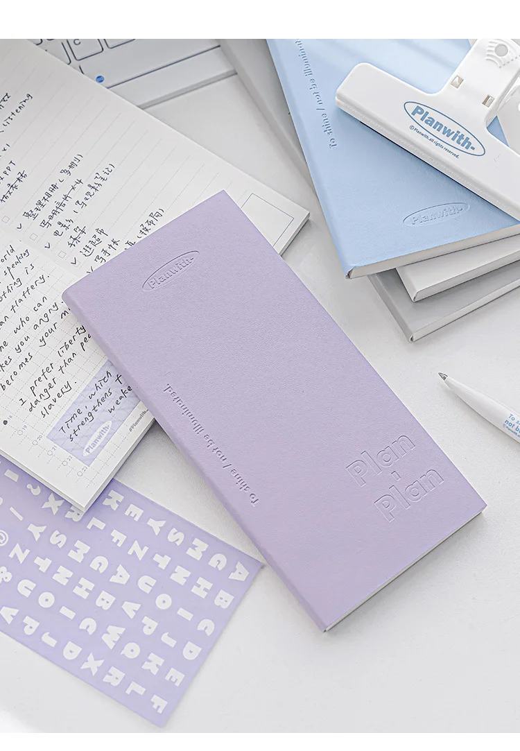 Planwith Kawaii-Notizbuch, Tagesplaner, tragbar, PU, weicher Einband, Agenda, Arbeitszeit, Plan, Zeitplan, selbst gefüllt, Datum, Lernen – Detail 20
