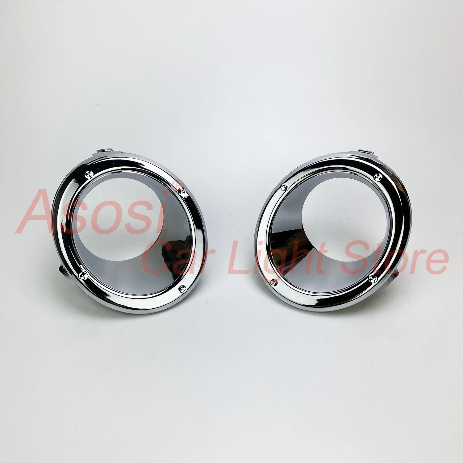 Front Bumper Fog Light Bezel Frame Chrome Trim Cover For Nissan Patrol Y61 2005 2006 2007 2008 2009 Left + Right Side