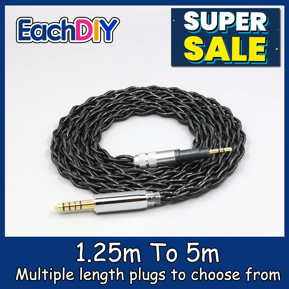 

99% Pure Silver Palladium Graphene Floating Gold Cable For Audio Technica ATH-M50x ATH-M40x ATH-M70x ATH-M60x LN008343