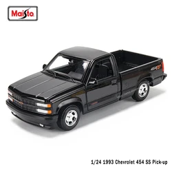 Maisto 1:24 1993 Chevrolet 454 SS Pick-up simulación de aleación modelo de coche artesanías colección de decoración herramienta de juguete regalo de cumpleaños