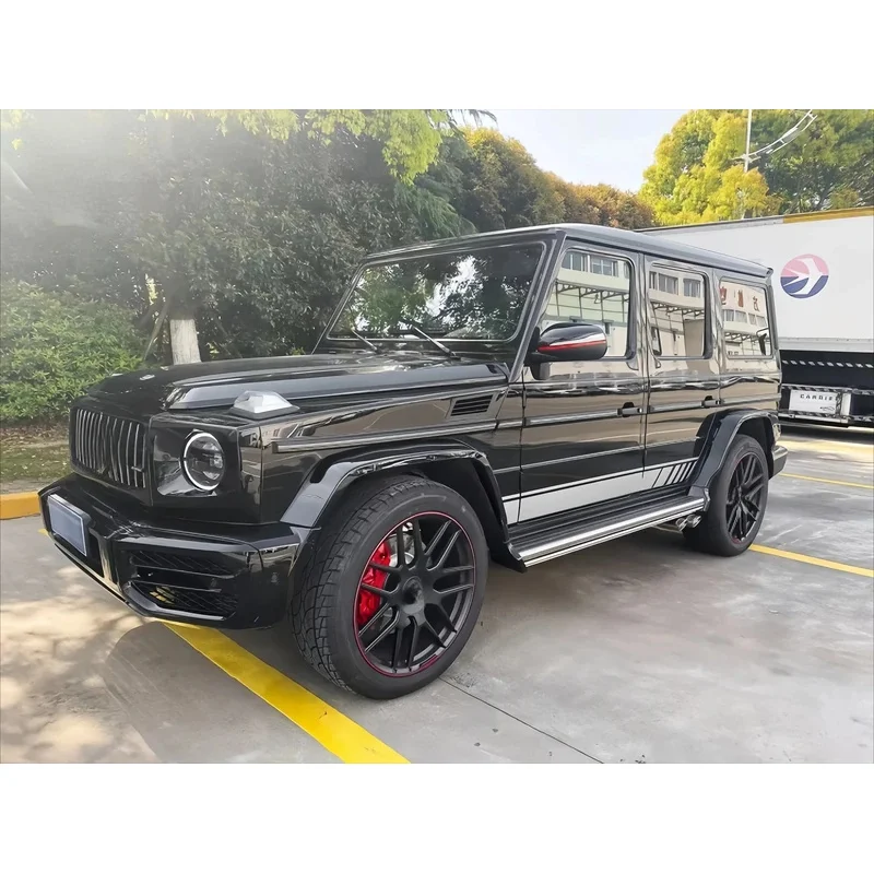 BTC طقم الجسم عالي الجودة لـ G-class W463 G55 G350 G500 ترقية G63 طقم الجسم الواسع الوفير الجمعية الحاجز هود