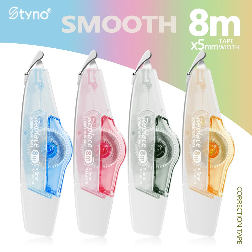 1 Pcs School Correction Tape 8m*5mm Replaceable Correction Tapes Promotional Gift Student Prize School Office Stationery