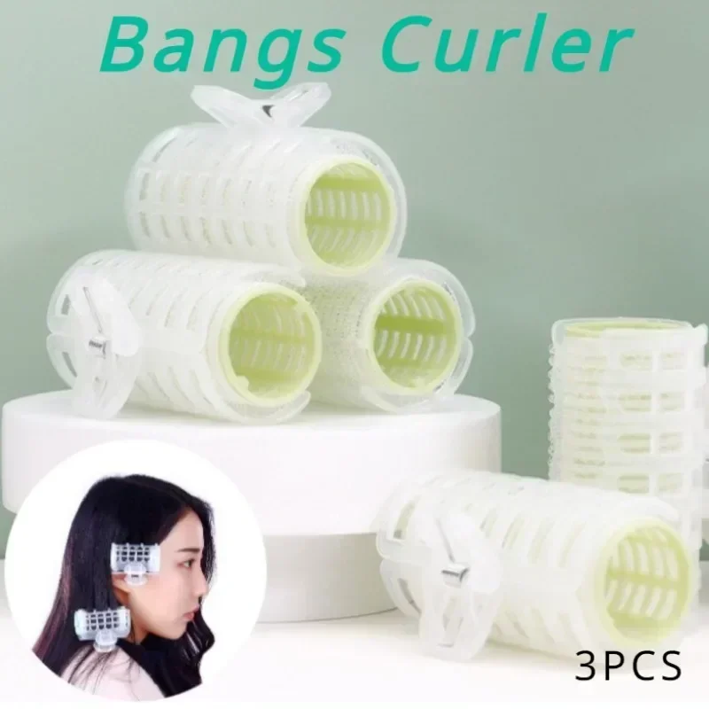 

3Pcs/set Lazy Hair Rollers Hair Curlers Air Bangs Curling Rollers Plastic Self-adhesive Curler Hairdressing Styling DIY Tool