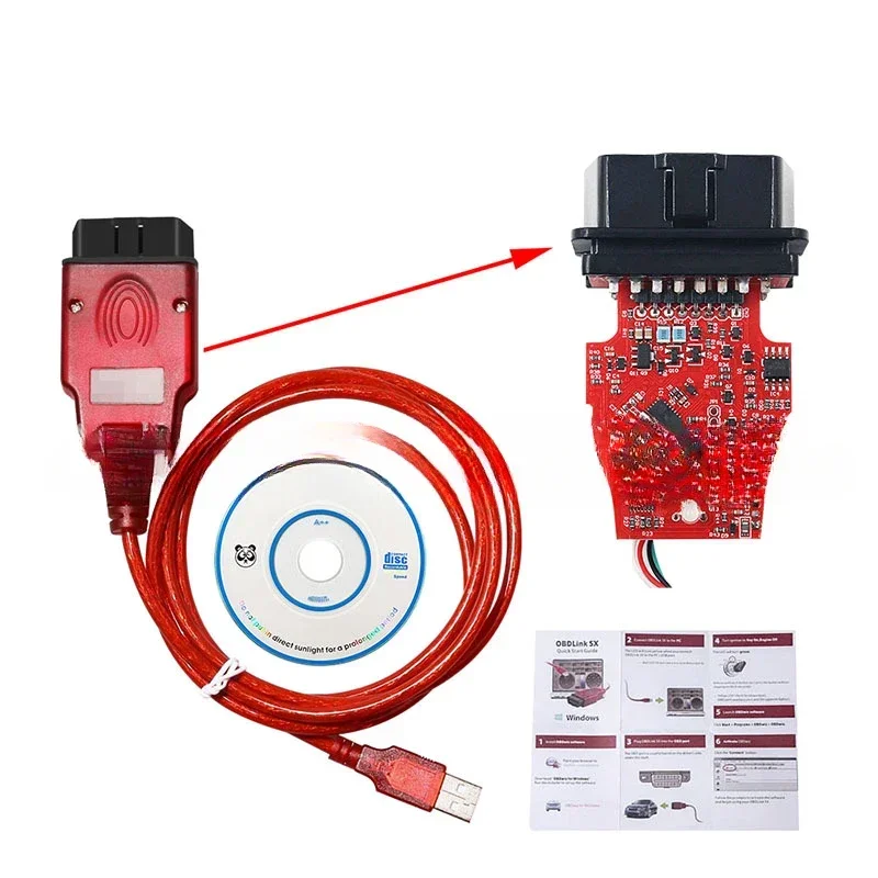 Renolink OBD for Renault 1.99 ECU Programmer V1.99 Red, UK-French  tools