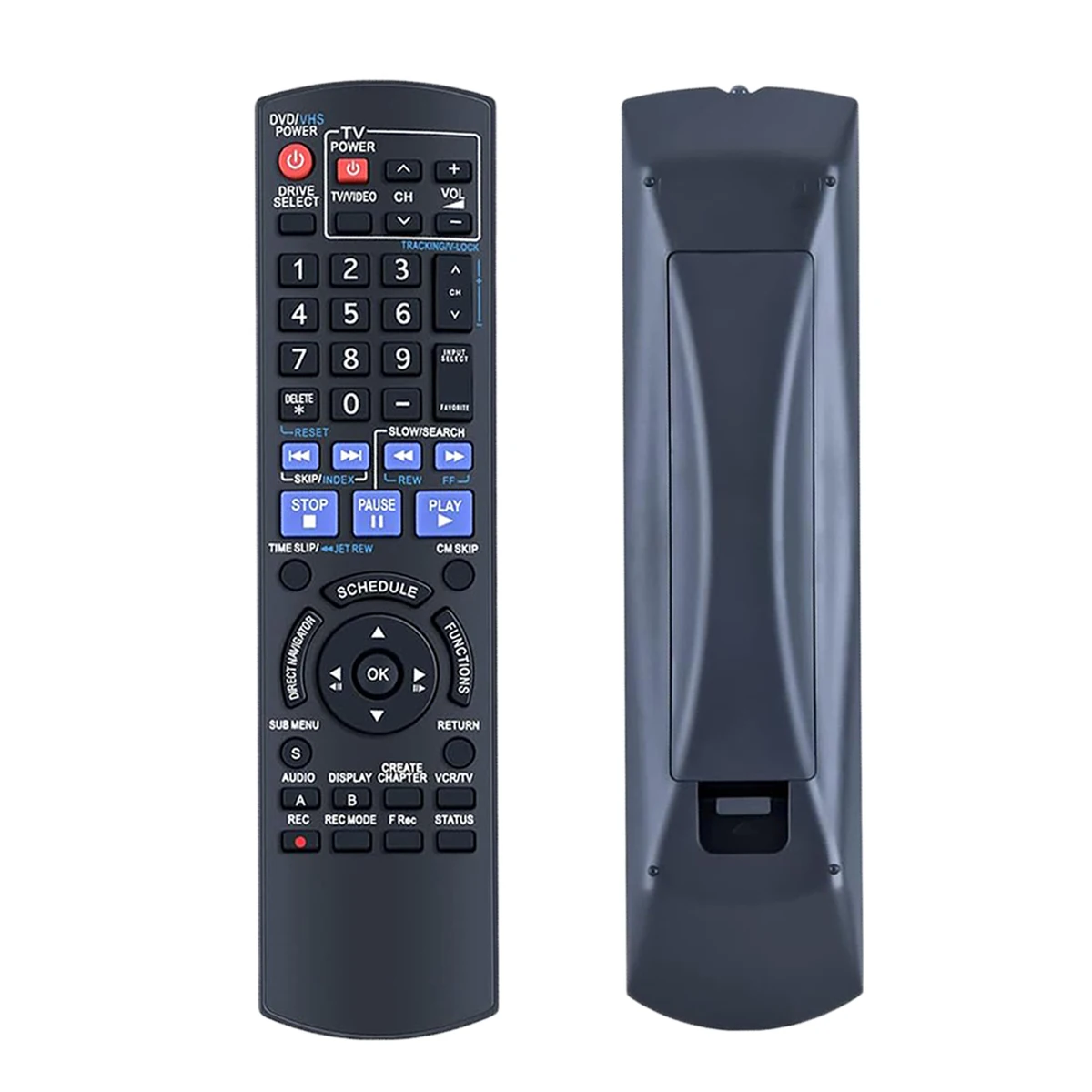 Replacement Remote Control For Panasonic DMR-EZ48 DMR-EZ48V DMR-EZ485V DMR-EZ485 DMR-EZ48VK DMR-EZ485VK DVD VCR Recorder