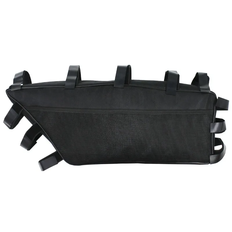 Large Capacity Trapezoidal Bike Frame Storage Bag E-Bike Battery Hanging Pouch Cycling Accessory