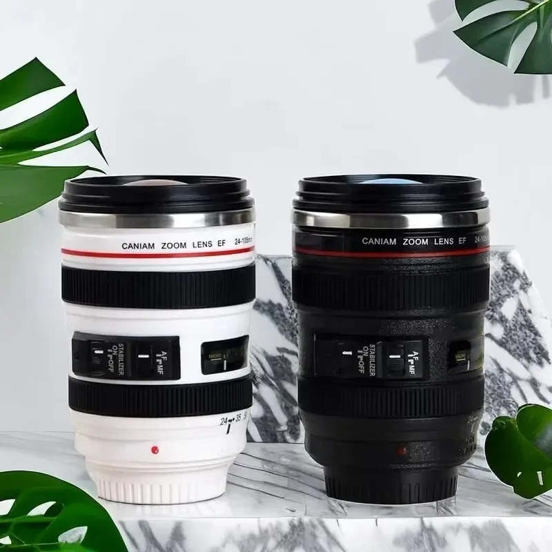 Camera Lens Coffee Mug Travel Coffee Photographers Mug Ravel Coffee Cup Thermos Great Gifts for Photographers Home Supplies