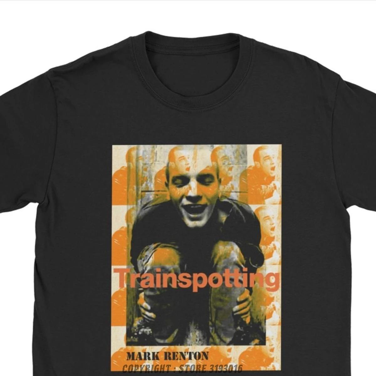 Renton Trainspotting Men T Shirts High Quality Fashion Brand Casual T Shirt Camisas Movie Ewan Mcgregor Robert 3D Tshirts