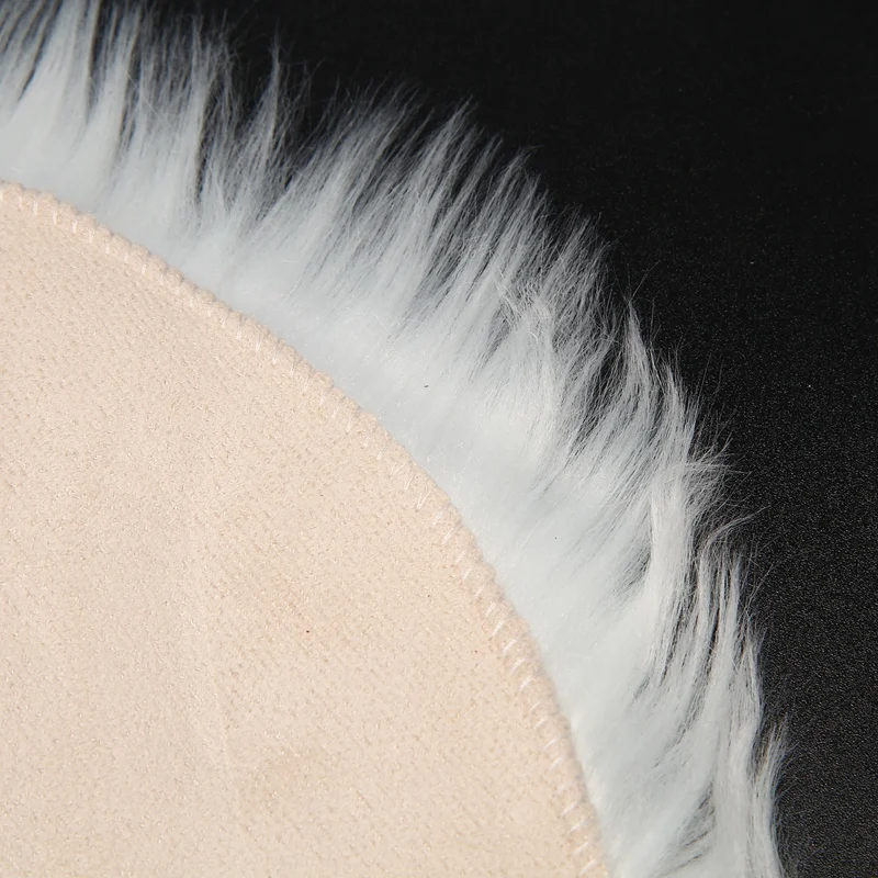 Faux Sheepskin Wool Carpet 30 X 30 Cm  Soft Longhair Decorative Carpet Cushion Chair Sofa Mat