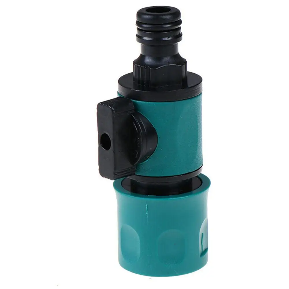 1pcs Plastic Valve with Quick Connector Agriculture Garden Watering Prolong Hose Irrigation Pipe Fittings Hose Adapter Switch