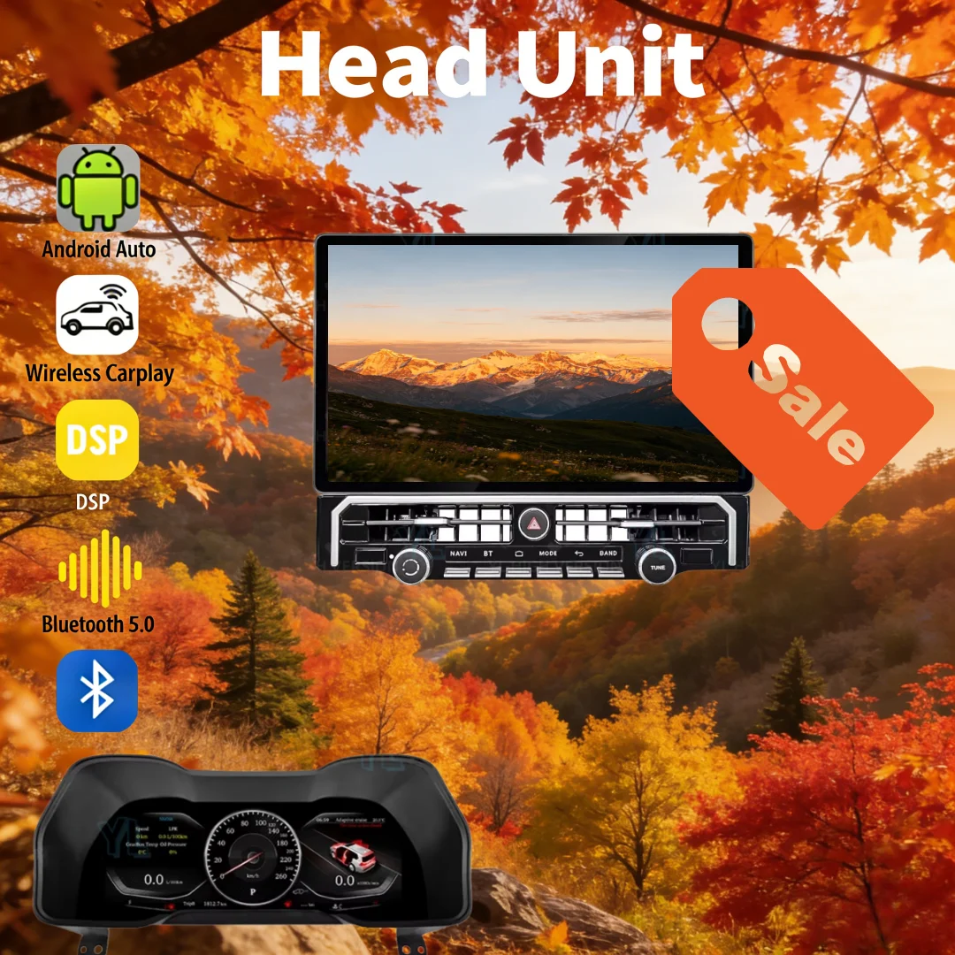 Android 14 15.6 Inch Car Radio Touch Screen Carplay For TOYOTA 4RUNNER 2010-2022 Multimedia Player GPS Navigation Stereo 4G WIFI