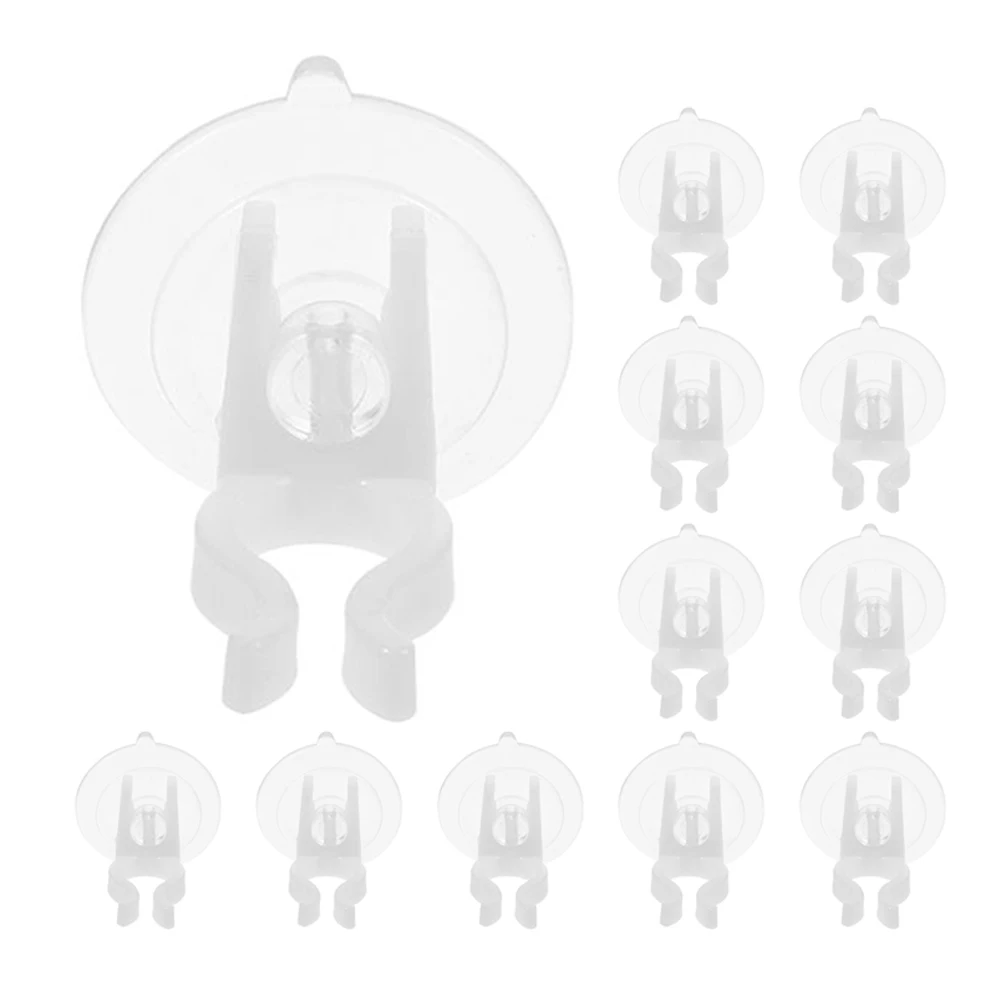 

15Pcs LED Holder Suction Cups Clear PVC Clips for Rv Window Lights Christmas Decorations Holiday Ambiance