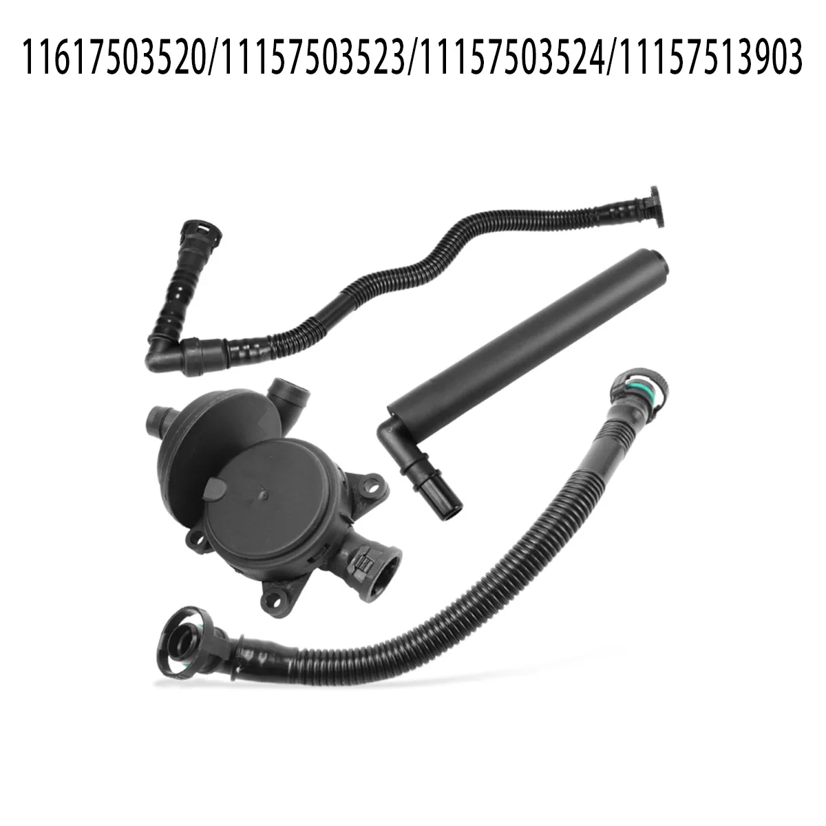 11617503520 4-Piece Set Coolant Water Hose Kit For BMW 3 Series E46 1998-2006 318i 320i 325i 328i 330i Radiator Heater Hose