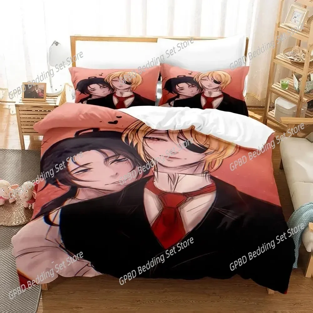 Moriarty the Patriot 3D Bedding Set Duvet Cover Pillowcases Single Twin Full Queen King Size Home Decor Quilt Boys Gift Quilt Co