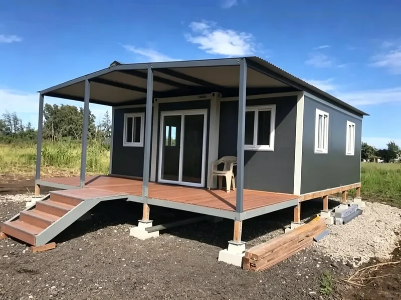House Prefab Weatherproof Home All Weather Prefab House Anti Aging Material Extend Whole House Service Life