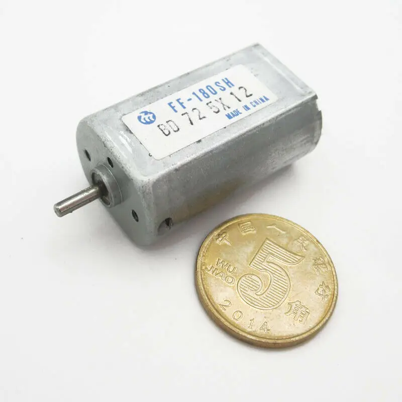 MABUCHI FF-180SH-3827 Motor DC 1.2V 2.4V 3V 3.7V High Speed Mini 15.4*20.4mm 180 Motor for Shaver/ Toothbrush/ Engraving Machine